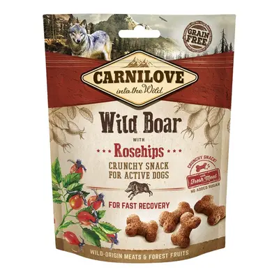 Friandises Chien Carnilove Crunchy sanglier et églantier 200 gr