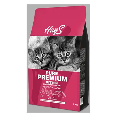 Croquettes Chaton Hays Pure Premium au poulet 2 kg