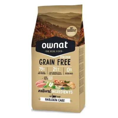 Croquettes Chat - Ownat Grain Free Prime Hair & Skin 3kg