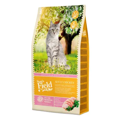 Croquettes Chat Adulte Sam's Field au poulet 7,5 kg