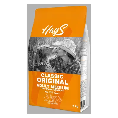 Croquettes Chien Low Grain Hays Classic Medium Adult au poulet 3 kg