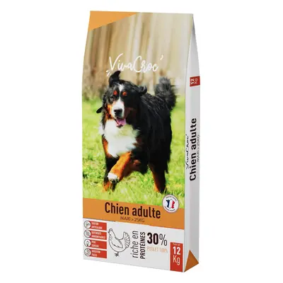 Croquettes Chien VivaCroc Adulte Maxi Poulet 12 kg