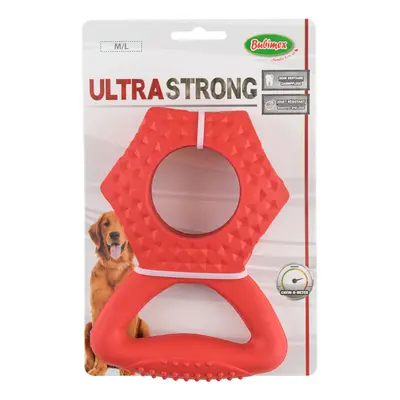 Jouet Chien - Bubimex Ecrou Ultra strong Rouge - 18 x 12,5 x 4 cm