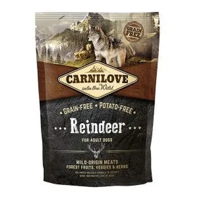 Croquettes Chien - Carnilove Adulte Sans Céréales Reindeer - 1,5kg