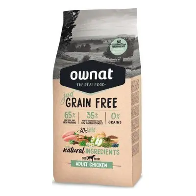 Croquettes Chien - Ownat Just Grain Free Adulte sans céréales Poulet 3kg