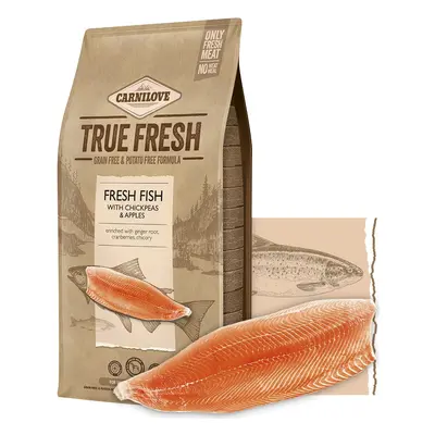 Croquettes Chien Sans Céréales Carnilove True Fresh Poisson - 11,4 kg