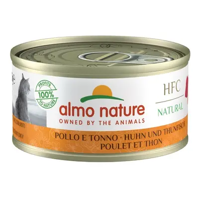 Boîte Chat Almo Nature HFC Natural Poulet et Thon 70 gr