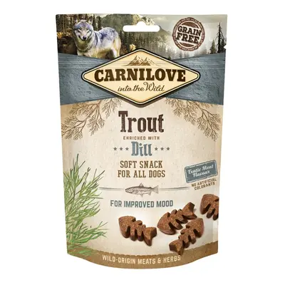 Friandises Chien Carnilove Semi-moist truite et aneth 200 gr