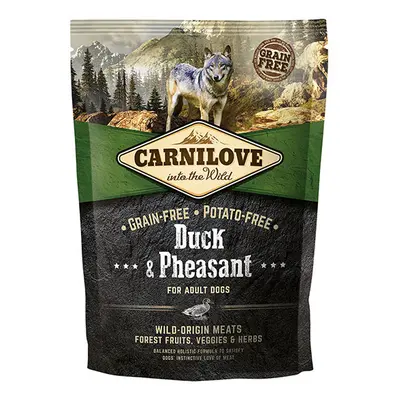 Croquettes Chien - Carnilove Adulte Sans Céréales Duck & Pheasant - 1,5kg