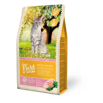 Croquettes Chat Adulte Sam's Field au poulet 2,5 kg