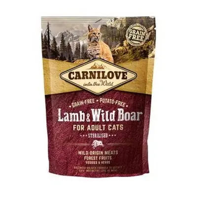 Carnilove lamb & wild Boar for adult cats 0,4kg