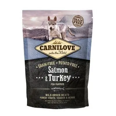 Croquettes Chien - Carnilove Chiot Sans Céréales Salmon & Turkey - 1,5kg