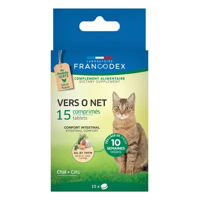 Vermifuge pour chat et chaton Vers O Net - 15 comprimés