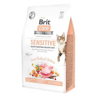 Croquettes chat - Brit Sensitive Digestion & Taste - 0,4kg