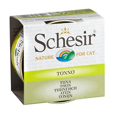 Boîte Chat - Schesir® Thon + bouillon 70g