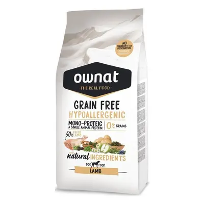 Croquettes Chien - Ownat Grain free Hypoallergenic Agneau - 12 kg