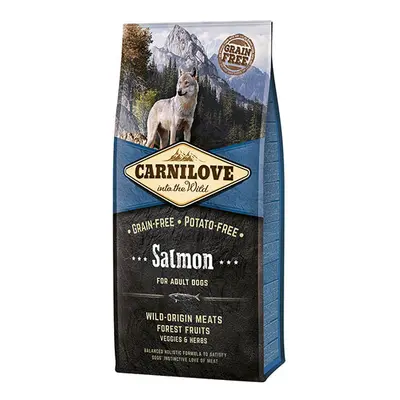 Croquettes Chien - Carnilove Adulte Sans Céréales Saumon - 12kg