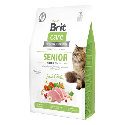 Croquettes chat - Brit Care cat Grain-Free Senior Weight Control - 2kg