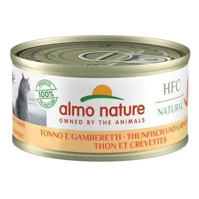 Boîte Chat Almo Nature HFC Natural Thon et Crevettes 70 gr