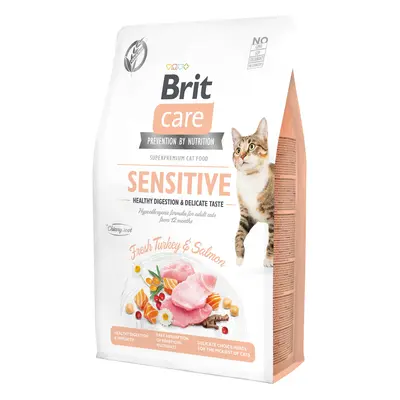 Croquettes chat - Brit Sensitive Digestion & Taste - 2kg