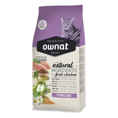 Croquettes Chat - Ownat Classic Adulte Stérilisé - 4kg