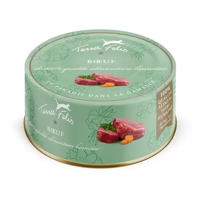 Boîtes Chat - Terra Felis bœuf - 80 g