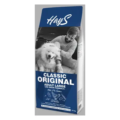 Croquettes Chien Low Grain Hays Classic Maxi Adult au poulet 15 kg