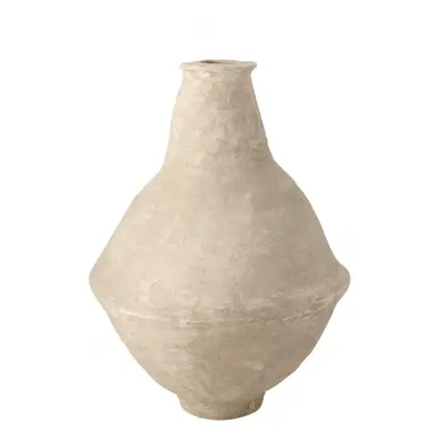 Vase Extra Large Chad Papier Mâché Blanc