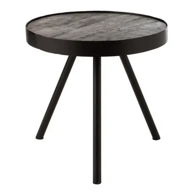 Table Gigogne Fien Bois Manguier Fer Brun Foncé Noir