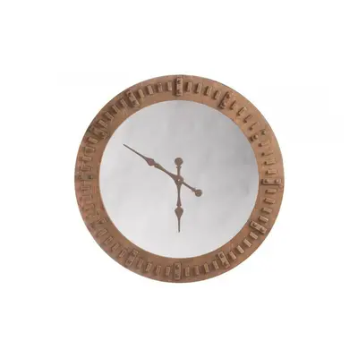 Horloge et Miroir Bois Naturel Large