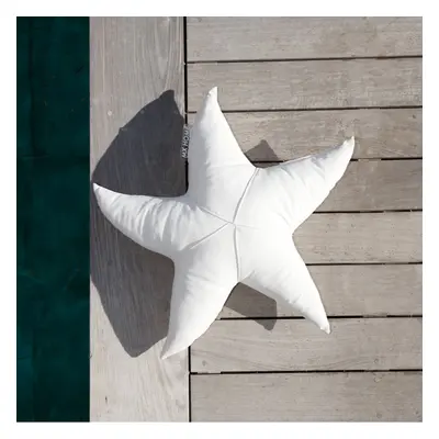 Coussin d'Extérieur Haut de Gamme Etoile de Mer Blanc S