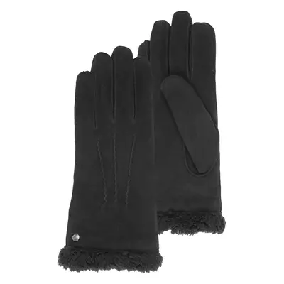 Gants Femme cuir velours fourrés Noir