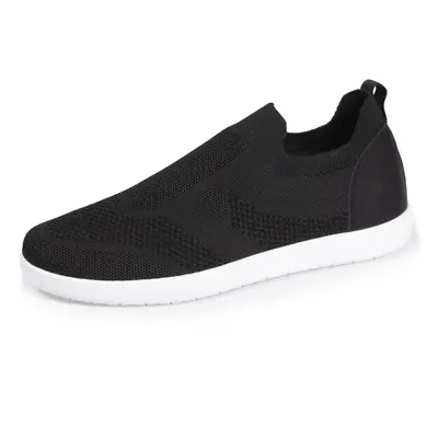 Baskets Confort Femme Slip-on Noir