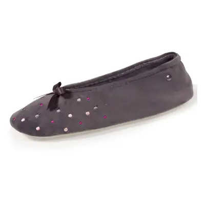 Chaussons ballerines Femme Pois Brodés