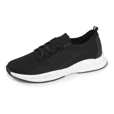 Isotoner - Baskets Confort Femme Slip-on à lacets Noir