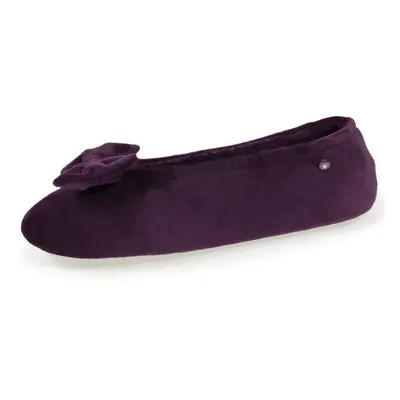 Chaussons ballerines Femme Nœud Aubergine