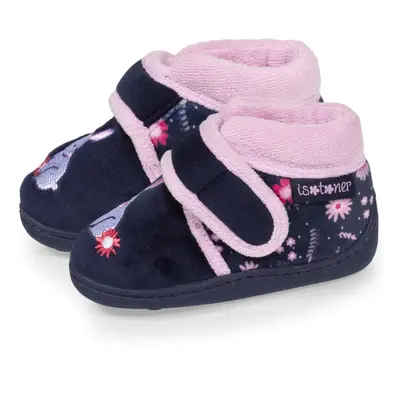 Isotoner - Chaussons bottillons scratch Bébé Lapin