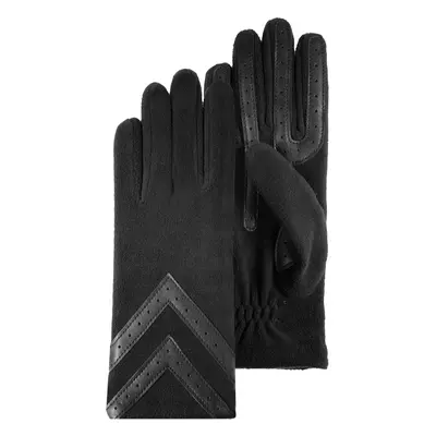 Isotoner - Gants Femme tactiles Polaire Recyclée Noir