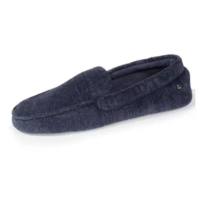 Chaussons mocassins Homme Marine Chiné