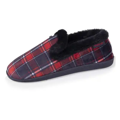 Chaussons charentaises fourrées Femme Tartan