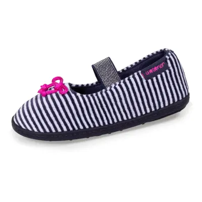 Isotoner - Chaussons ballerines Enfant Rayures