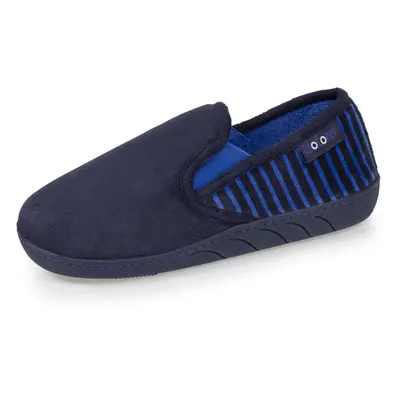 Chaussons mocassins Junior rayées Marine