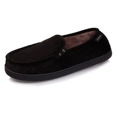 Isotoner - Chaussons mocassins Homme Noir