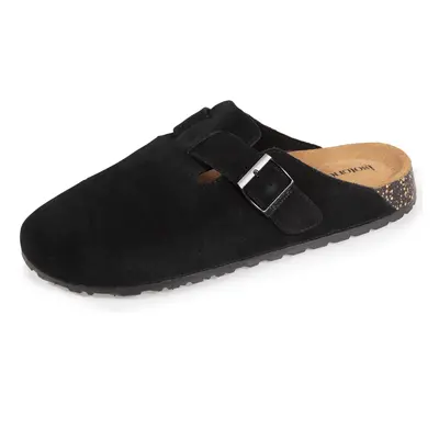 Sabots mules cuir Homme Noir