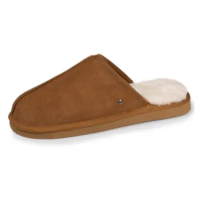 Chaussons mules Homme Cuir Camel