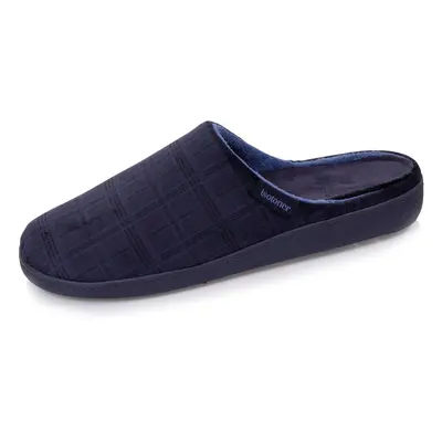 Isotoner - Chaussons mules Homme Prince de Galles