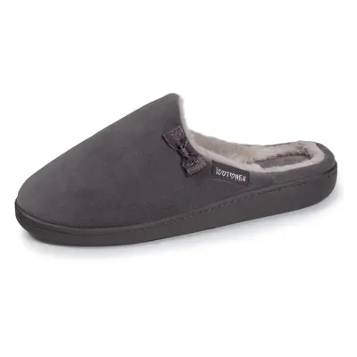 Chaussons mules Femme imitation fourrure Gris