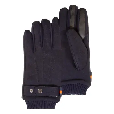 Gants Homme tissu lainé Marine