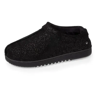 Chaussons bottillons cuir Femme Noir Nacré