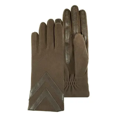 Isotoner - Gants Femme tactiles Polaire Recyclée Kaki